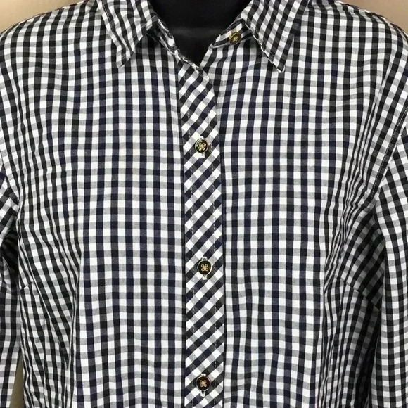 C. Wonder Checkered Button Front Size M—B2 - Picture 3 of 5